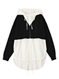 ZIPニットレイヤードフーディーシャツ | 14度 服装