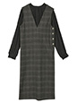 ブラウスセットチェック柄ジャンスカ | 8度 服装