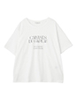 多段きれい目ロゴTシャツ | UVカット コーデ
